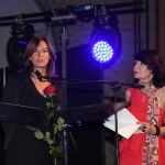 Foto Nicoloro G.   05/08/2020   Forlimpopoli ( FC )   La Milanesiana si sposta a Forlimpopoli per celebrare Pellegrino Artusi a 200 anni dalla sua nascita. nella foto la sindaca di Forlimpopoli Milena Garavini, a sinistra, ed Elisabetta Sgarbi.