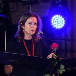 Foto Nicoloro G.   05/08/2020   Forlimpopoli ( FC )   La Milanesiana si sposta a Forlimpopoli per celebrare Pellegrino Artusi a 200 anni dalla sua nascita. nella foto la scrittrice Camilla Baresani.