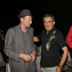 Foto Nicoloro G.   06/08/2020  Cervia  ( RA )  Serata conclusiva per La Milanesiana in Emilia-Romagna. nella foto lo scrittore Ermanno Cavazzoni, a sinistra, e il musicista Paolo Fresu.
