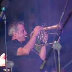 Foto Nicoloro G.   06/08/2020  Cervia  ( RA )  Serata conclusiva per La Milanesiana in Emilia-Romagna. nella foto il musicista Paolo Fresu, che si e' esibito in concerto con l' orchestra Extraliscio.
