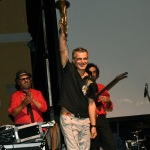 Foto Nicoloro G.   06/08/2020  Cervia  ( RA )  Serata conclusiva per La Milanesiana in Emilia-Romagna. nella foto il musicista Paolo Fresu, che si e' esibito in concerto con l' orchestra Extraliscio.