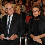 E\' morto a Ginevra a 86 anni Vittorio Emanuele di Savoia, figlio dell\' ultimo re d\' Italia Umberto II. nella foto con la moglie Marina Doria il 19/11/2009 alla presentazione di un libro scritto dal figlio Emanuele Filiberto.