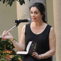 Foto Nicoloro G. 05/06/2010 Cremona Primo Festival TRA Letteratura e Musica " Le corde dell ' anima " . nella foto Valeria Palumbo