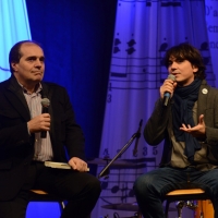 Foto Nicoloro G. 31/05/2013 Cremona Prende il via la quarta edizione di " Le Corde dell' Anima ", festival di musica e letteratura di Cremona. nella foto Massimo Germinario – Marco Alemanno