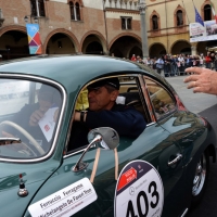 Foto Nicoloro G. 16/05/2014  Ravenna    La 32° edizione della 1000 Miglia, con le sue 435 auto, passa da Ravenna. nella foto tra i partecipanti Ferruccio Ferragamo.