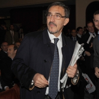 Foto Nicoloro G. 14/11/2010, Milano, Manifestazione promossa dal PdL al teatro Nuovo " Dalla parte del Cavaliere ". nella foto Ignazio La Russa