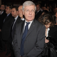 Foto Nicoloro G. 14/11/2010, Milano, Manifestazione promossa dal PdL al teatro Nuovo " Dalla parte del Cavaliere ". nella foto Paolo Romani