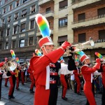 Foto Nicoloro G.   29/06/2019  Milano   Manifestazione con corteo del Gay Pride. nella foto la musica della banda ha seguito tutto il tragitto del corteo.