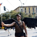 Foto Nicoloro G.   29/06/2019  Milano   Manifestazione con corteo del Gay Pride. nella foto partecipanti al corteo.