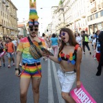 Foto Nicoloro G.   29/06/2019  Milano   Manifestazione con corteo del Gay Pride. nella foto partecipanti al corteo.
