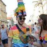 Foto Nicoloro G.   29/06/2019   Milano    Manifestazione con corteo del Gay Pride. nella foto partecipanti al corteo.
