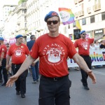 Foto Nicoloro G.   29/06/2019  Milano   Manifestazione con corteo del Gay Pride. nella foto Mario Furlan, fondatore dei City Angels sempre alla testa dei suoi.