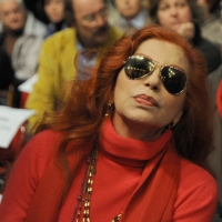 Foto Nicoloro G. 05/02/2011 Milano Manifestazione al Palasharp, per chiedere le dimissioni del premier Berlusconi, organizzata da Liberta' e Giustizia. nella foto Milva