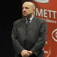 Foto Nicoloro G. 05/02/2011 Milano Manifestazione al Palasharp, per chiedere le dimissioni del premier Berlusconi, organizzata da Liberta' e Giustizia. nella foto Gustavo Zagrebelsky