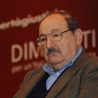 Foto Nicoloro G. 05/02/2011 Milano Manifestazione al Palasharp, per chiedere le dimissioni del premier Berlusconi, organizzata da Liberta' e Giustizia. nella foto Umberto Eco