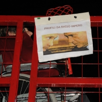 Foto Nicoloro G. 05/02/2011 Milano Manifestazione al Palasharp, per chiedere le dimissioni del premier Berlusconi, organizzata da Liberta' e Giustizia. nella foto Un cartello