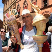 Foto Nicoloro G. 02/06/2013 Bologna Manifestazione in difesa della Costituzione organizzata da " Libertà e Giustizia " dal titolo " Non è cosa vostra ". nella foto Manifestante