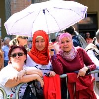 Foto Nicoloro G. 02/06/2013 Bologna Manifestazione in difesa della Costituzione organizzata da " Libertà e Giustizia " dal titolo " Non è cosa vostra ". nella foto Manifestanti
