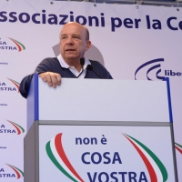 Foto Nicoloro G. 02/06/2013 Bologna Manifestazione in difesa della Costituzione organizzata da " Libertà e Giustizia " dal titolo " Non è cosa vostra ". nella foto Gustavo Zagrebelsky