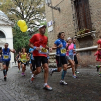 Foto Nicoloro G.   09/11/2014   Ravenna    Sedicesima edizione della " Maratona Internazionale Ravenna Città d Arte ". nella foto un momento della corsa.