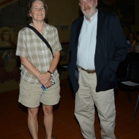 Foto Nicoloro G. 14/06/2013 Rimini Sesta edizione di " Mare di libri ", festival dei ragazzi che leggono, tre giorni di incontri, dibattiti, presentazioni dedicati ai ragazzi che amano la letteratura e la lettura. nella foto Deborah Ellis – Toni Capuozzo