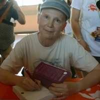 Foto Nicoloro G. 14/06/2013 Rimini Sesta edizione di " Mare di libri ", festival dei ragazzi che leggono, tre giorni di incontri, dibattiti, presentazioni dedicati ai ragazzi che amano la letteratura e la lettura. nella foto Marie-Aude Murail 