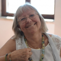 Foto Nicoloro G. 14/06/2013 Rimini Sesta edizione di " Mare di libri ", festival dei ragazzi che leggono, tre giorni di incontri, dibattiti, presentazioni dedicati ai ragazzi che amano la letteratura e la lettura. nella foto Vivian Lamarque 