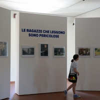 Foto Nicoloro G. 14/06/2013 Rimini Sesta edizione di " Mare di libri ", festival dei ragazzi che leggono, tre giorni di incontri, dibattiti, presentazioni dedicati ai ragazzi che amano la letteratura e la lettura. nella foto Mostra fotografica