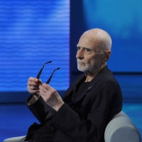Foto Nicoloro G. 24/05/2009 Milano, Trasmissione televisiva di Rai3 ”Che tempo che fa“  condotta da Fabio Fazio. nella foto il regista Mario Monicelli