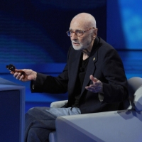 Foto Nicoloro G. 24/05/2009 Milano, Trasmissione televisiva di Rai3 ”Che tempo che fa“  condotta da Fabio Fazio. nella foto il regista Mario Monicelli