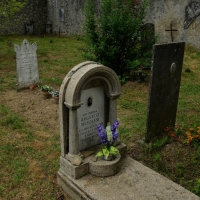 Foto Nicoloro G.   25/04/2014  Marzabotto ( Bologna )   Si celebra nella cittadina medaglia d' oro al Valore Militare la Festa della LIberazione con la partecipazione del presidente della Camera. nella foto interno del cimitero di Monte Sole.