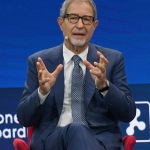 Foto Nicoloro G.   21/08/2020   Rimini    Quarta giornata del Meeting di CL 2020, che in questa edizione ha per titolo ' Privi di meraviglia, restiamo sordi al sublime '. nella foto il governatore della Sicilia Nello Musumeci.