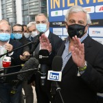 Foto Nicoloro G.   21/08/2020   Rimini    Quarta giornata del Meeting di CL 2020, che in questa edizione ha per titolo ' Privi di meraviglia, restiamo sordi al sublime '. nella foto il vicepresidente di Forza Italia Antonio Tajani.
