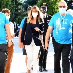 Foto Nicoloro G.   21/08/2020   Rimini    Quarta giornata del Meeting di CL 2020, che in questa edizione ha per titolo ' Privi di meraviglia, restiamo sordi al sublime '. nella foto la capogruppo di Italia Viva alla Camera Maria Elena Boschi.