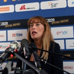 Foto Nicoloro G.   21/08/2020   Rimini    Quarta giornata del Meeting di CL 2020, che in questa edizione ha per titolo ' Privi di meraviglia, restiamo sordi al sublime '. nella foto la capogruppo di Italia Viva alla Camera Maria Elena Boschi.