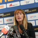 Foto Nicoloro G.   21/08/2020   Rimini    Quarta giornata del Meeting di CL 2020, che in questa edizione ha per titolo ' Privi di meraviglia, restiamo sordi al sublime '. nella foto la capogruppo di Italia Viva alla Camera Maria Elena Boschi.