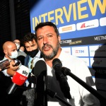 Foto Nicoloro G.   21/08/2020   Rimini    Quarta giornata del Meeting di CL 2020, che in questa edizione ha per titolo ' Privi di meraviglia, restiamo sordi al sublime '. nella foto il segretario Federale Lega Matteo Salvini .