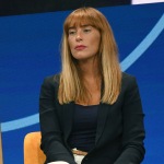 Foto Nicoloro G.   21/08/2020   Rimini    Quarta giornata del Meeting di CL 2020, che in questa edizione ha per titolo ' Privi di meraviglia, restiamo sordi al sublime '. nella foto la capogruppo di Italia Viva alla Camera Maria Elena Boschi.