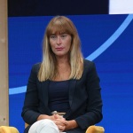 Foto Nicoloro G.   21/08/2020   Rimini    Quarta giornata del Meeting di CL 2020, che in questa edizione ha per titolo \' Privi di meraviglia, restiamo sordi al sublime \'. nella foto la capogruppo di Italia Viva alla Camera Maria Elena Boschi.