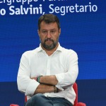 Foto Nicoloro G.   21/08/2020   Rimini    Quarta giornata del Meeting di CL 2020, che in questa edizione ha per titolo \' Privi di meraviglia, restiamo sordi al sublime \'. nella foto il segretario Federale Lega Matteo Salvini .
