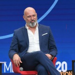Foto Nicoloro G.   22/08/2020   Rimini    Quinta giornata del Meeting di CL 2020, che in questa edizione ha per titolo \' Privi di meraviglia, restiamo sordi al sublime \'. nella foto il governatore dell\' Emilia-Romagna Stefano Bonaccini.