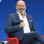 Foto Nicoloro G.   22/08/2020   Rimini    Quinta giornata del Meeting di CL 2020, che in questa edizione ha per titolo \' Privi di meraviglia, restiamo sordi al sublime \'. nella foto il governatore dell\' Emilia-Romagna Stefano Bonaccini.