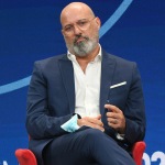 Foto Nicoloro G.   22/08/2020   Rimini    Quinta giornata del Meeting di CL 2020, che in questa edizione ha per titolo ' Privi di meraviglia, restiamo sordi al sublime '. nella foto il governatore dell' Emilia-Romagna Stefano Bonaccini.