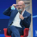 Foto Nicoloro G.   22/08/2020   Rimini    Quinta giornata del Meeting di CL 2020, che in questa edizione ha per titolo ' Privi di meraviglia, restiamo sordi al sublime '. nella foto il governatore dell' Emilia-Romagna Stefano Bonaccini.