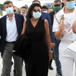 Foto Nicoloro G.   20/08/2020   Rimini  Terza giornata del Meeting di CL 2020, che in questa edizione ha per titolo ' Privi di meraviglia, restiamo sordi al sublime '. nella foto la ministra Paola De Micheli