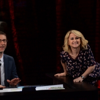 Foto Nicoloro G. 16/03/2014  Milano   Trasmissione televisiva su Rai 3  \"Che tempo che fa\". nella foto Fabio Fazio e Luciana Littizzetto.