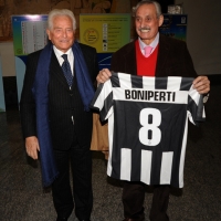 Foto Nicoloro G. 05/12/2012 Milano Trentesima edizione del ” Festival Ficts ” , Federazione Internazionale Cinema e Televisione Sportiva. nella foto Giampiero Boniperti