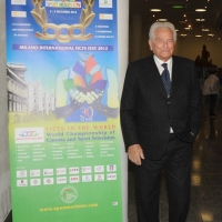 Foto Nicoloro G. 05/12/2012 Milano Trentesima edizione del ” Festival Ficts ” , Federazione Internazionale Cinema e Televisione Sportiva. nella foto Giampiero Boniperti