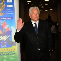 Foto Nicoloro G. 05/12/2012 Milano Trentesima edizione del ” Festival Ficts ” , Federazione Internazionale Cinema e Televisione Sportiva. nella foto Giampiero Boniperti