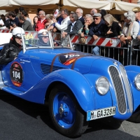 Foto Nicoloro G. 18/05/2012 Ravenna La 36° edizione del Rally 1000 Miglia, che conta la partecipazione di ben 382 auto storiche, passa da Ravenna per il controllo a timbro. nella foto Leopold von Bayern